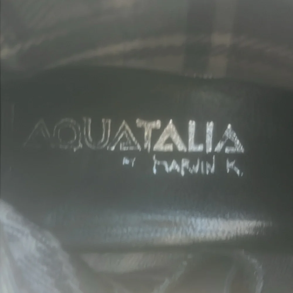 Aquatalia by Marvin K Black Suede Over the Knee Boots Women's Size 7